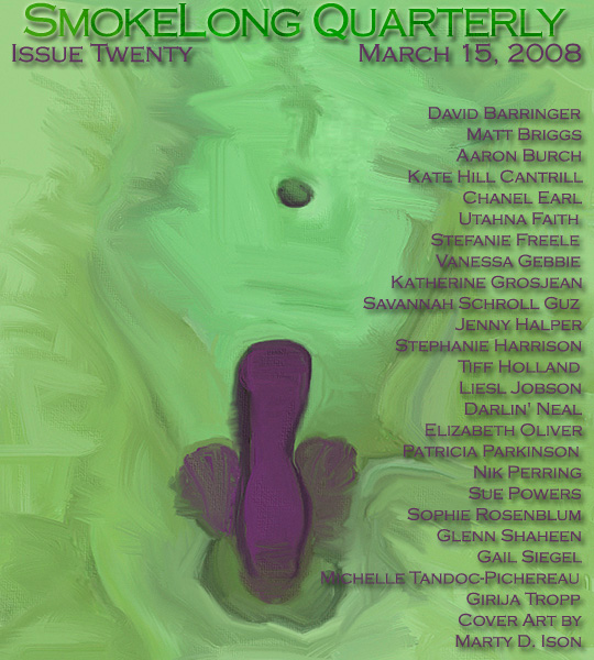 SmokeLong Quarterly, Issue Eighteen, September 15, 2007