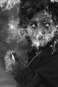 I am fading among my own smoke by Hamed Masoumi