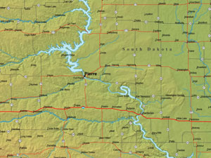 map from south-dakota-map.org
